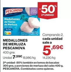 Pescanova - Medallones De Filetes De Merluza