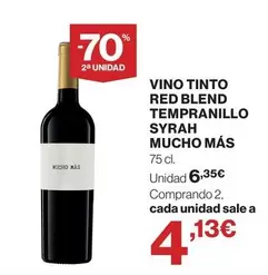 Tempranillo - Vino Tinto Red Blend Syrah