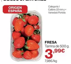 origen - Fresa