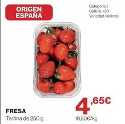 origen - Fresa