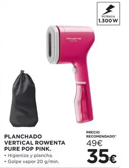 Rowenta - Planchado Vertical Womenta Pure Pop Pink