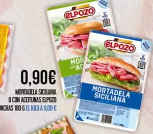 elpozo - Mortadela Siciliana O Con Aceitunas
