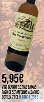 Pazo - Vino Blanco D.o.rías Baixas De Serrantellos