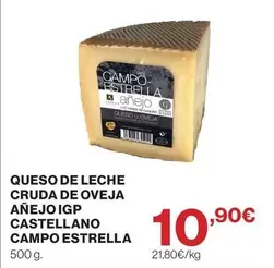 Estrella - Queso De Leche Cruda De Oveja Añejo Igp