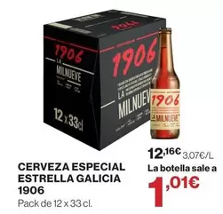 1906 - Cerveza Especial Estrella Galicia