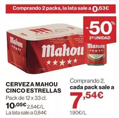 Mahou - Cerveza Cinco Estrellas