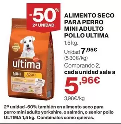 Affinity - Alimento Seco Para Perro Mini Adulto Pollo Ultima