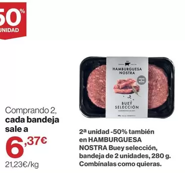 el buey - 2a Unidad -50% Tambien En Hamburguesa Nostra