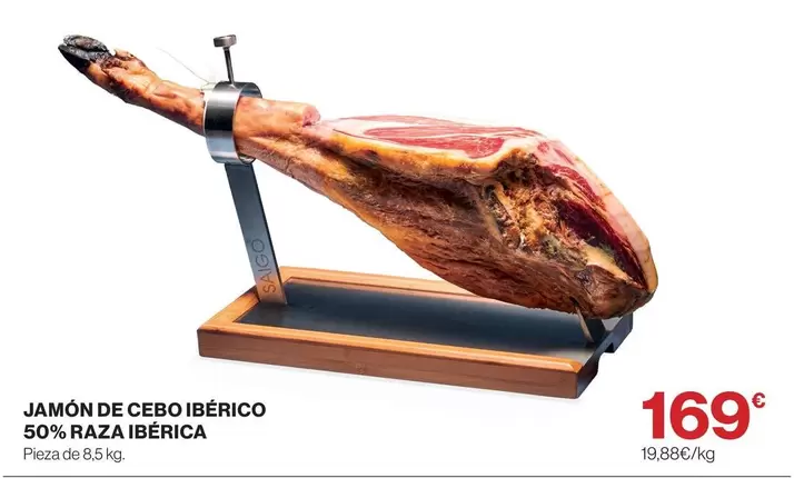 Jamón De Cebo Ibérico 50% Raza Ibérica