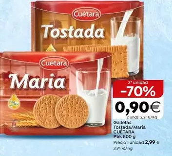 Cuétara - Galletas Tostada/maria