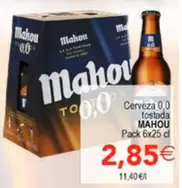 Mahou - Cerveza 0,0 Tostada