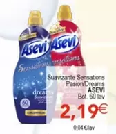 Asevi - Suavizante Sensations Pasion/dreams