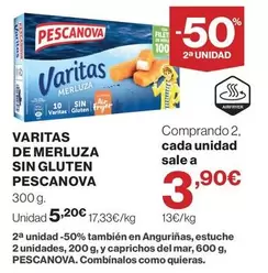 Pescanova - Varitas De Merluza Sin Gluten
