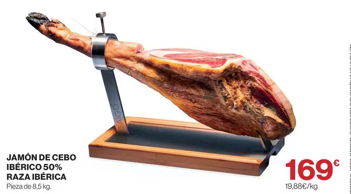 Jamón De Cebo Ibérico 50% Raza Ibérica