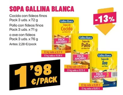 Gallina Blanca - Sopa