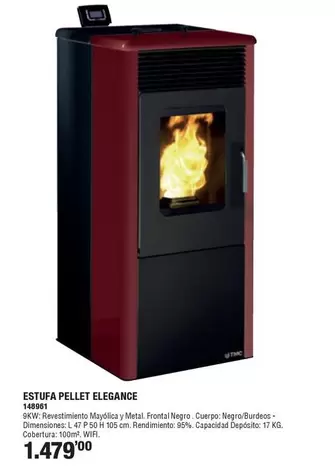 Estufa Pellet Elegance 148961