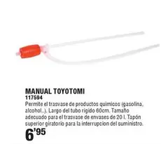 Manual Toyotomi 117594