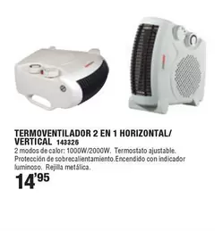 Termoventilador Horizontal/Vertical 143326