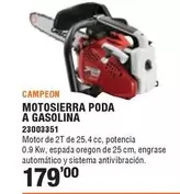 Campeón - Motosierra Poda A Gasolina 23003351