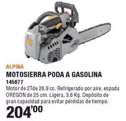 Alpina - Motosierra Poda A Gasolina 145677
