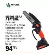 Altuna - Motosierra A Bateria 23003295