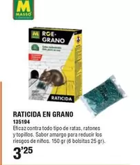 Massó - Raticida En Grano