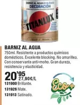 Barniz Al Agua