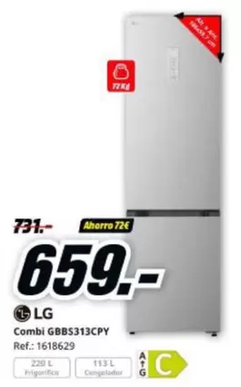 LG - Combi Gbb5313cpy