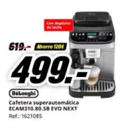 DeLonghi - Cafetera Superautomática ECAM310.80.SB Evo Next