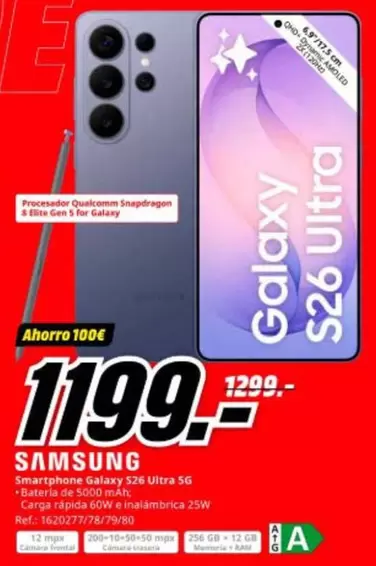 Samsung - Smartphone Galaxy S26 Ultra 5g