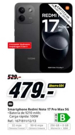Xiaomi - Smartphone Redmi Note 17 Pro Max 5g