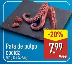 Pata De Pulpo Cocida