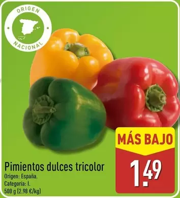 Pimientos Dulces Tricolor