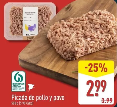 Picada De Pollo Y Pavo