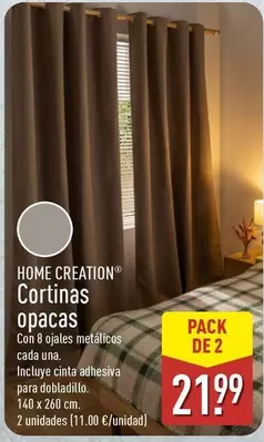 Home Creation - Cortinas Opacas