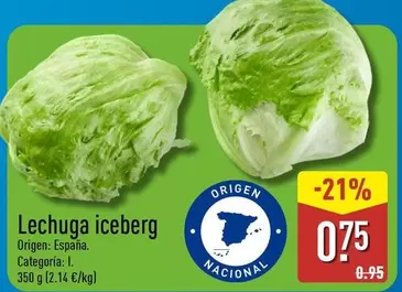 Lechuga Iceberg Origen: España