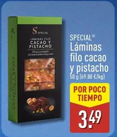 Special - Laminas Filo Cacao Y Pistacho
