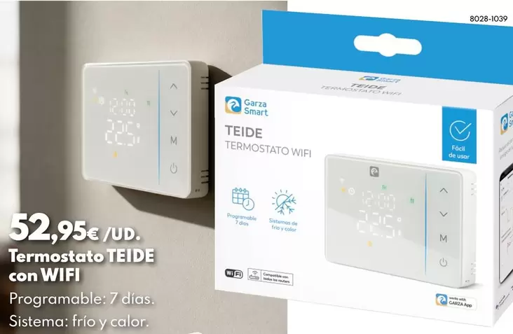 Termostato Teide Con Wifi