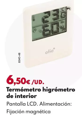 Termometro Higrometro De Interior