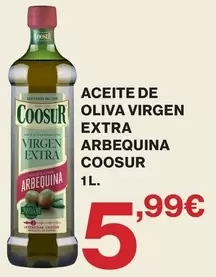 Coosur - Aceite De Oliva Virgen Extra Arbequina