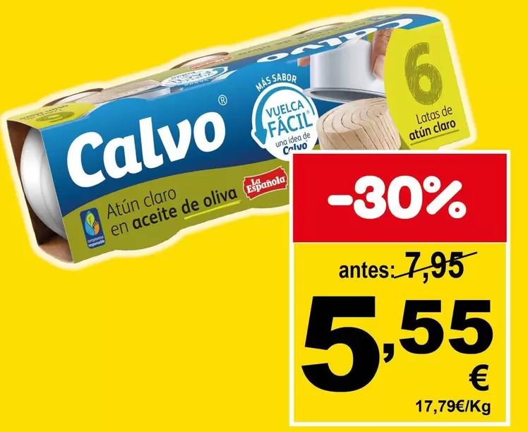 Calvo - Atún Claro En Aceite De Oliva