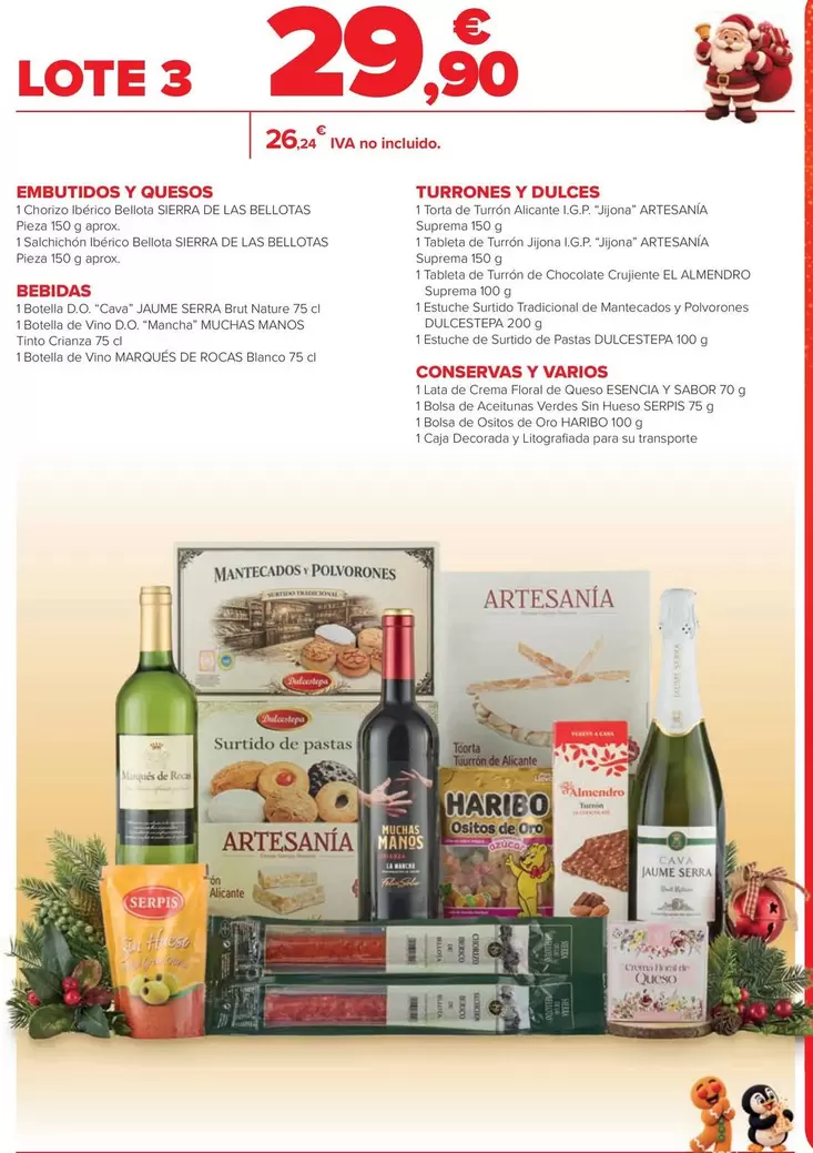 Embutidos Y Queso/ Bebidas/ Turrones Y Dulces/ Conservas Y Varios