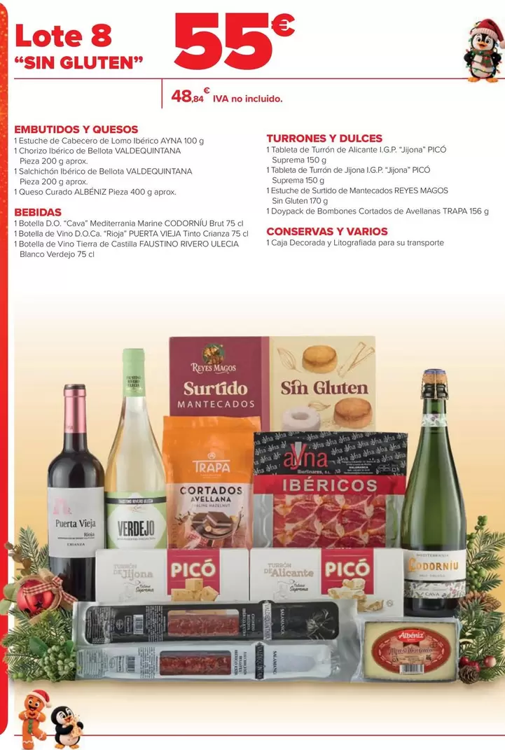 Embutidos Y Quesos/ Bebidas/ Turrones Y Dulces/ Conservas Y Varios