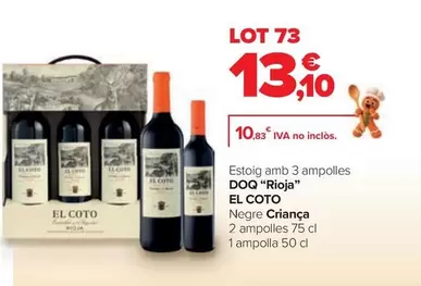 El Coto - D.O.CA. "rioja" Crianza