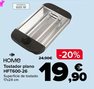 Carrefour Home - Tostador Plano HFT600-26