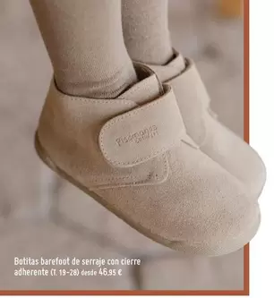 Botitas Barfoot De Serraje Con Cierre Adherente