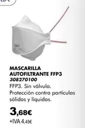 3m - Mascarilla Autofiltrante Ffp3 3082701