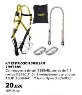 Kit Restriccion Steelsafe