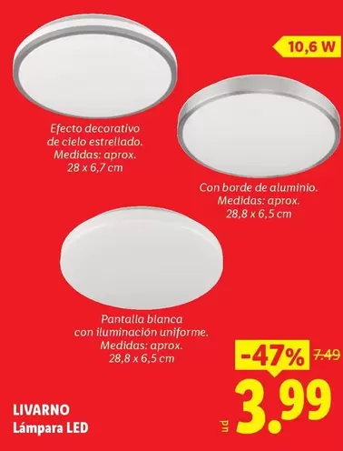 Livarno - Lampara Led
