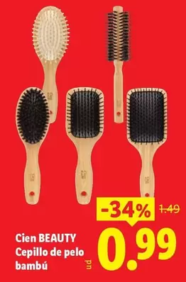 Cien Beauty - Cepillo De Pelo Bambu